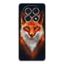Чохол з принтом лисички Шіомі Редм ай Ноут 15 5Г – Лисиця на чорному