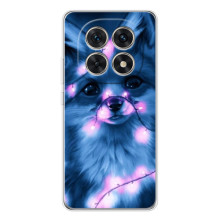 Чохол з принтом лисички Шіомі Редм ай Ноут 15 5Г – Лисиця з гірляндою