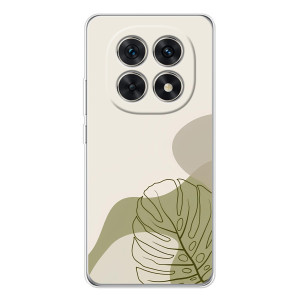 Силиконовый чехол с принтом в цветах на Xiaomi Redmi Note 15 5G