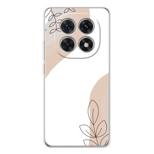 Силиконовый чехол с принтом в цветах на Xiaomi Redmi Note 15 5G