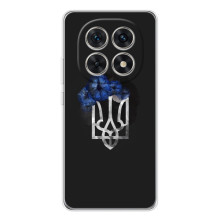 Чохол з українським гербом на Xiaomi Redmi Note 15 5G – Герб з квіткою