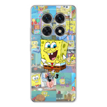 Силіконовий чохол Спанч Боб на Шіаомі Редмі Ноут 15 5G (Радісний Спанч Боб)
