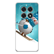 Новорічні Чохли для Шьомуі Мі Redmi Ноте 15 5G (VPrint) (Сніговик на лижах)