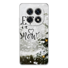 Новорічні, Святкові Чохли для Xiaomi Redmi Note 15 5G - 2024 год – Let it snow