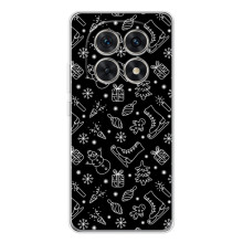 Новорічні, Святкові Чохли для Xiaomi Redmi Note 15 5G - 2024 год – Новорічний фон