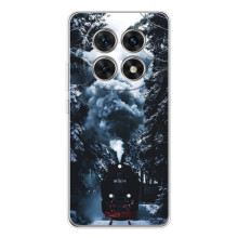 Новорічні, Святкові Чохли для Xiaomi Redmi Note 15 5G - 2024 год – Зимовий потяг