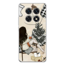 Різдвяні, Святкові Чохли для Шьомуі Мі Redmi Ноте 15 5G – Дівчина з ялинкою