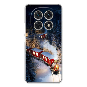Силиконовый бампер на рождество для Xiaomi Redmi Note 15 5G (Поезд)