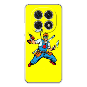 Силіконовий бампер (Працівники) на Xiaomi Redmi Note 15 5G – Будівельник