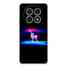 Силіконовий бампер з картинкою звірів для Xiaomi Redmi Note 15 5G – Яскравий олень