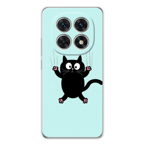 Силиконовый чехол с котиком для Xiaomi Redmi Note 15 5G – Падающий кот