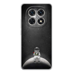 Силиконовый Чехол с принтом "Космонавты" на Xiaomi Redmi Note 15 5G – Космонавт романтик