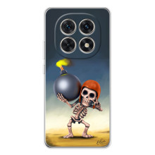 Чохол з героями Клеш Рояль для Xiaomi Redmi Note 15 5G – Скелет із бомбою
