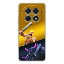 Чохол з героями Клеш Рояль для Xiaomi Redmi Note 15 5G – Варвар проти Пекка