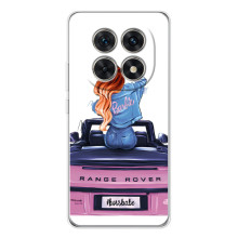 Силіконовый Чохол на Xiaomi Redmi Note 15 5G з картинкой Модных девушек – Дівчина на машині