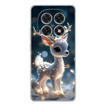 Яскравий чохол для Xiaomi Redmi Note 15 5G з Зимові Оленята (Блискуче оленятко)
