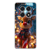 Яскравий чохол для Xiaomi Redmi Note 15 5G з Зимові Оленята (Олень з шарфом)