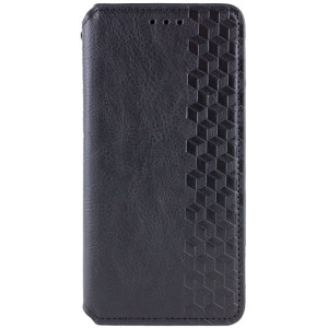 Шкіряний чохол-книжка GETMAN Cubic (PU) для Xiaomi Redmi Note 15 Pro 5G – Чорний
