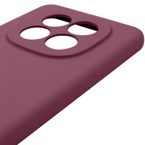 Чохол Silicone Cover Lakshmi Full Camera (AAA) для Xiaomi Redmi Note 15 Pro 5G – Бордовий