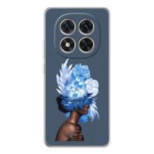 Чехлы (ART) Цветы на Xiaomi Redmi Note 15 Pro 5G (VPrint) (Цветы на голове)