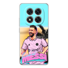 Чохли для Шiaomi Рєдмі Ноут 15 Про 5G - Лео Мессі Маямі – Майами Месси