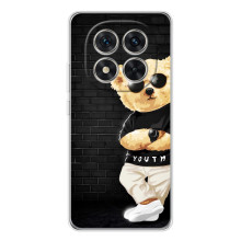 Чохли Мішка Тедді для Шіаомі Редмi Ноут 15 Про 5G – Мішка в окулярах