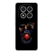 Чехлы с Горилой на Xаomi Рэдми Нот 15 Про 5G – Три обезьяны
