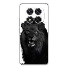 Чехлы с картинками животных Xiaomi Redmi Note 15 Pro 5G (Черный ЛЕВ)