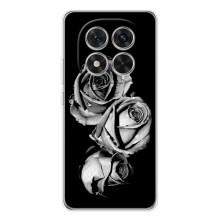 Чохол з картинкою (Стильні) Шiaomi Рєдмі Ноут 15 Про 5G - (AlphaPrint) – Чорна троянда