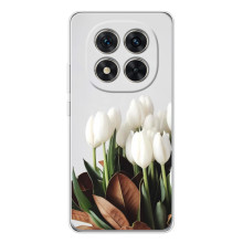 Чехлы с картинкой (Тюльпаны) на Xаomi Рэдми Нот 15 Про 5G – Букет тюльпанов