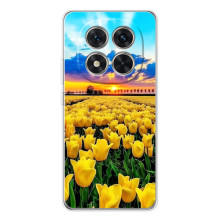 Чехлы с картинкой (Тюльпаны) на Xаomi Рэдми Нот 15 Про 5G – Желтые тюльпаны