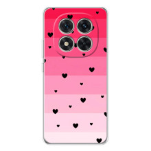 Чохли з тематикою "Маленькі Сердчеки" на Xiaomi Redmi Note 15 Pro 5G (Чорні сердечка)