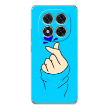 Чохол (Знак сердечка) для Xiaomi Redmi Note 15 Pro 5G (Сердечко на синоьому)