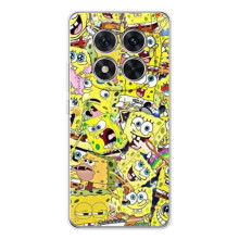Чохол Губка Боб для Шiaomi Рєдмі Ноут 15 Про 5G (Емоції Спан Боба)