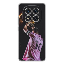 Чехол Месси футболист для Xiaomi Redmi Note 15 Pro 5G – Месси с кубом