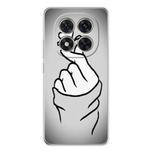 Чехол с принтом для Xiaomi Redmi Note 15 Pro 5G (AlphaPrint - Знак сердечка)