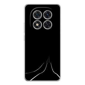 Чохол з картинками на чорному фоні для Xiaomi Redmi Note 15 Pro 5G – Дорога