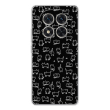 Чохол з принтом для Xiaomi Redmi Note 15 Pro 5G (AlphaPrint) Модні коти (Маленькі котики)