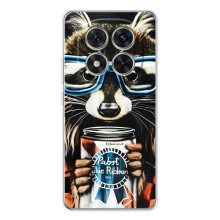 Чехол с принтом для arbete. redmi нот 15 про 5G - (Прикольные) (AlphaPrint) (Енот с банкой)