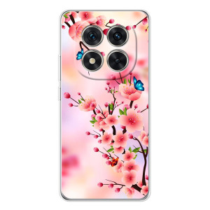 Чехол с принтом САКУРЫ на Xiaomi Redmi Note 15 Pro 5G – Бабочки на сакуре