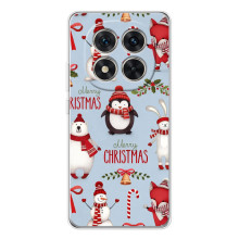 Чехол Санта Клаус для Xiaomi Redmi Note 15 Pro 5G (Рождественский)