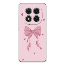 Чохол банти для Xiaomi Redmi Note 15 Pro 5G – Бант на рожевому