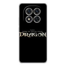 Чехол с принтом дракон Беззубик для 삶ши РЭДМИ Нот 15 Про 5G – Надпись Дракон