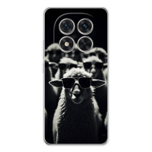 Чохол з принтом стильні тварини для 
Шiaomi Рєдмі Ноут 15 Про 5G 
 – Овечка в окулярах
