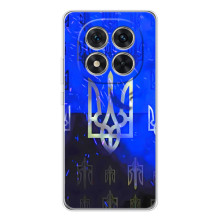 Чехол с украинским гербом на Xiaomi Redmi Note 15 Pro 5G – Гербы на синем