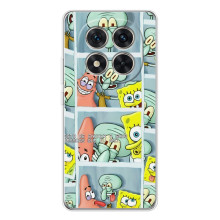 Силіконовий чохол Спанч Боб на Шіаомі Редмi Ноут 15 Про 5G