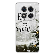 Новорічні, Святкові Чохли для Xiaomi Redmi Note 15 Pro 5G - 2024 год – Let it snow