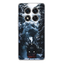 Новорічні, Святкові Чохли для Xiaomi Redmi Note 15 Pro 5G - 2024 год – Зимовий потяг