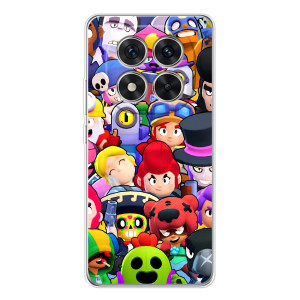 Силиконовый Чехол на Xiaomi Redmi Note 15 Pro 5G с картинкой Brawl Stars – Персонажи