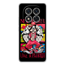 Популярні Чохли з картинками для Шiaomi Рєдмі Ноут 15 Про 5G – Мультяшний Волк